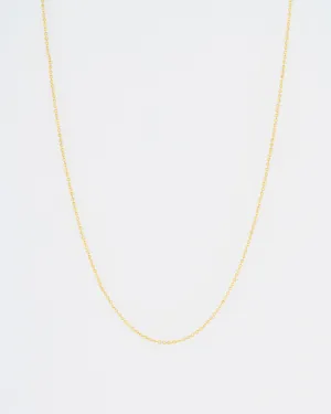 classic small beaded 1mm chain
