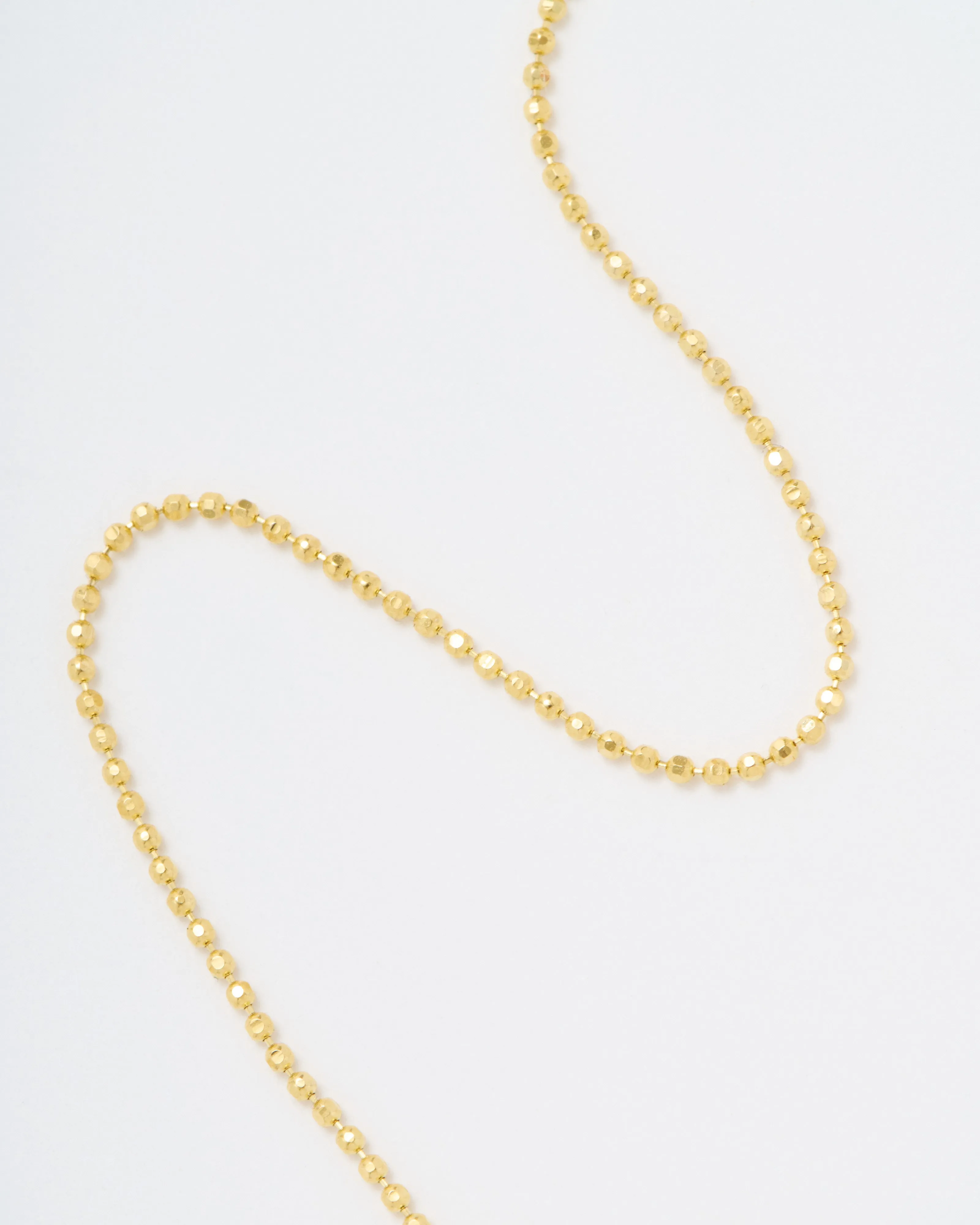 classic small beaded 1mm chain