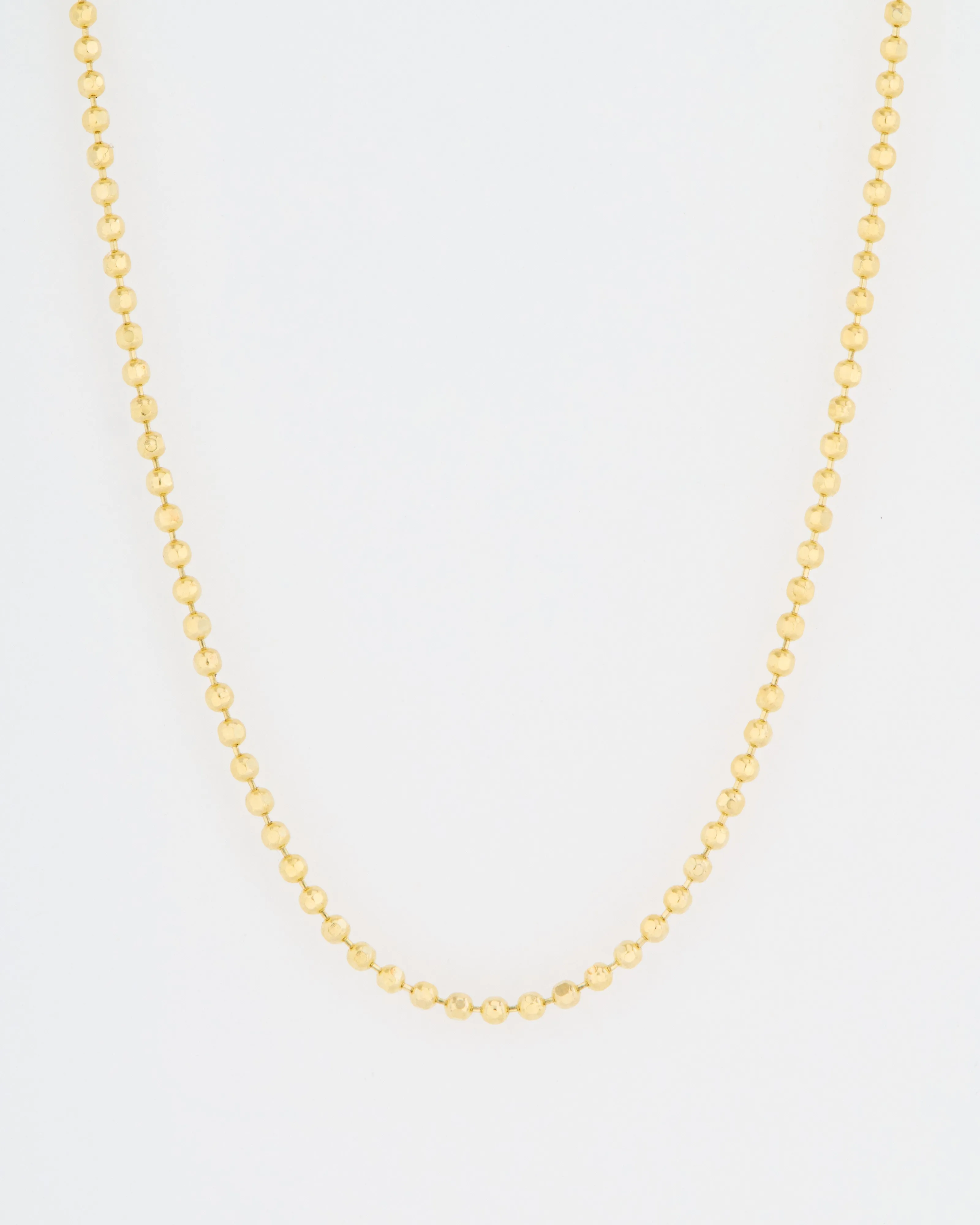 classic small beaded 1mm chain