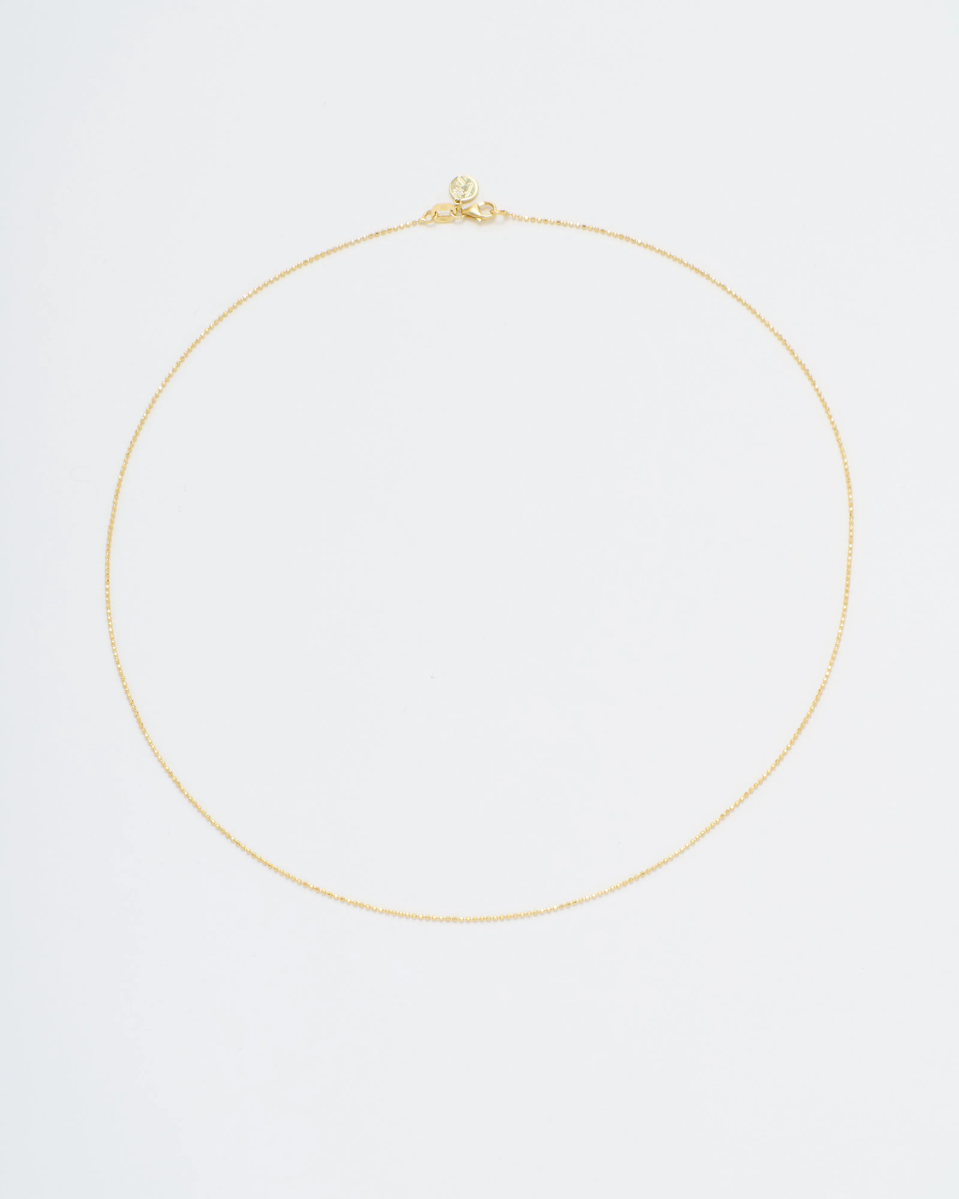 classic small beaded 1mm chain