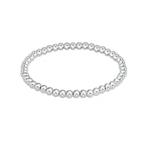Classic Sterling 4mm Bead Bracelet