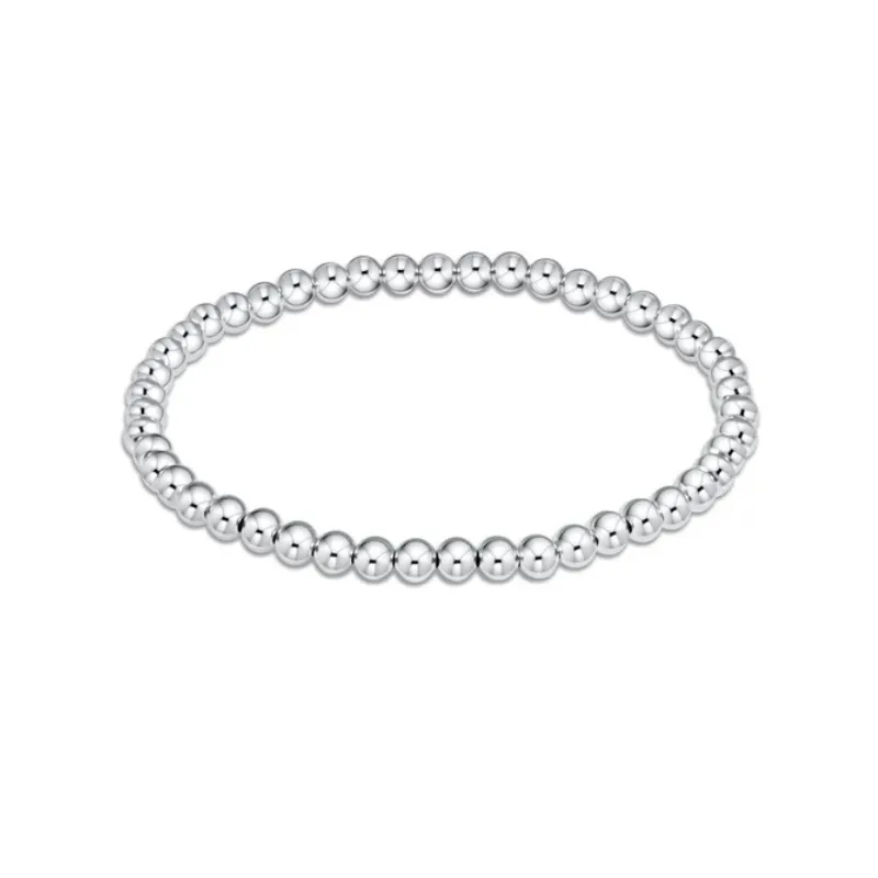Classic Sterling 4mm Bead Bracelet
