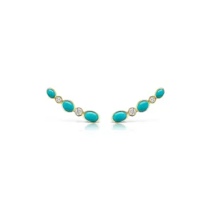 Climbers in Turquoise and Diamond
