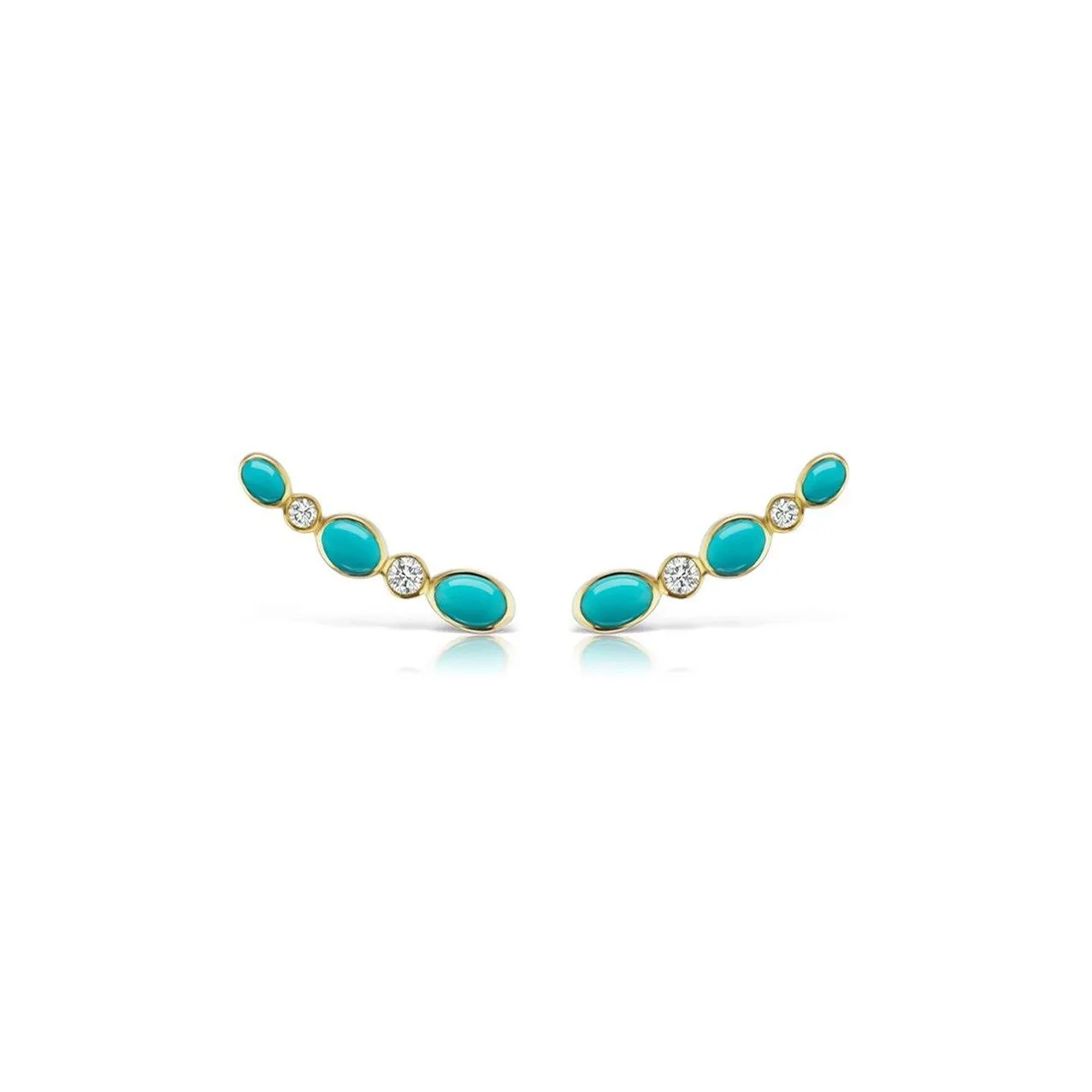 Climbers in Turquoise and Diamond