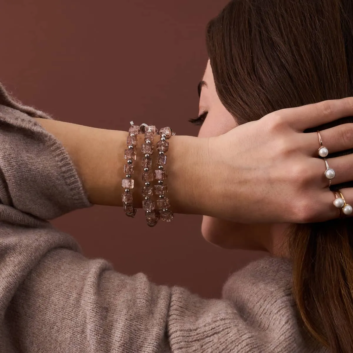 Cola | Glitter Glass | Sugar Cube Bracelet