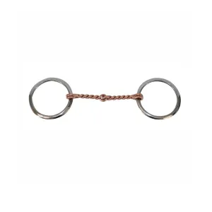 Copper Twisted Wire Snaffle 5"