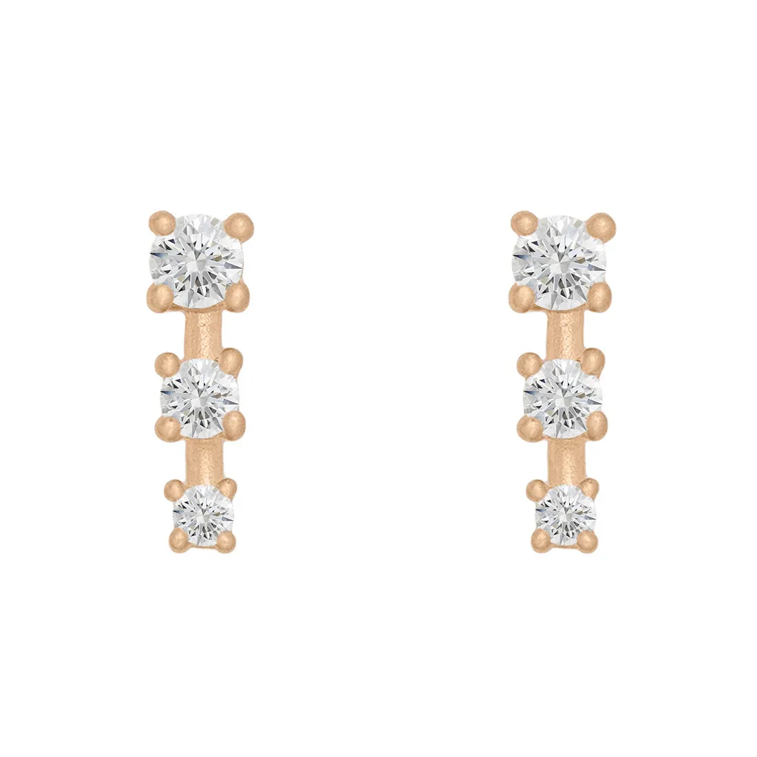 Cora Earrings, Diamond