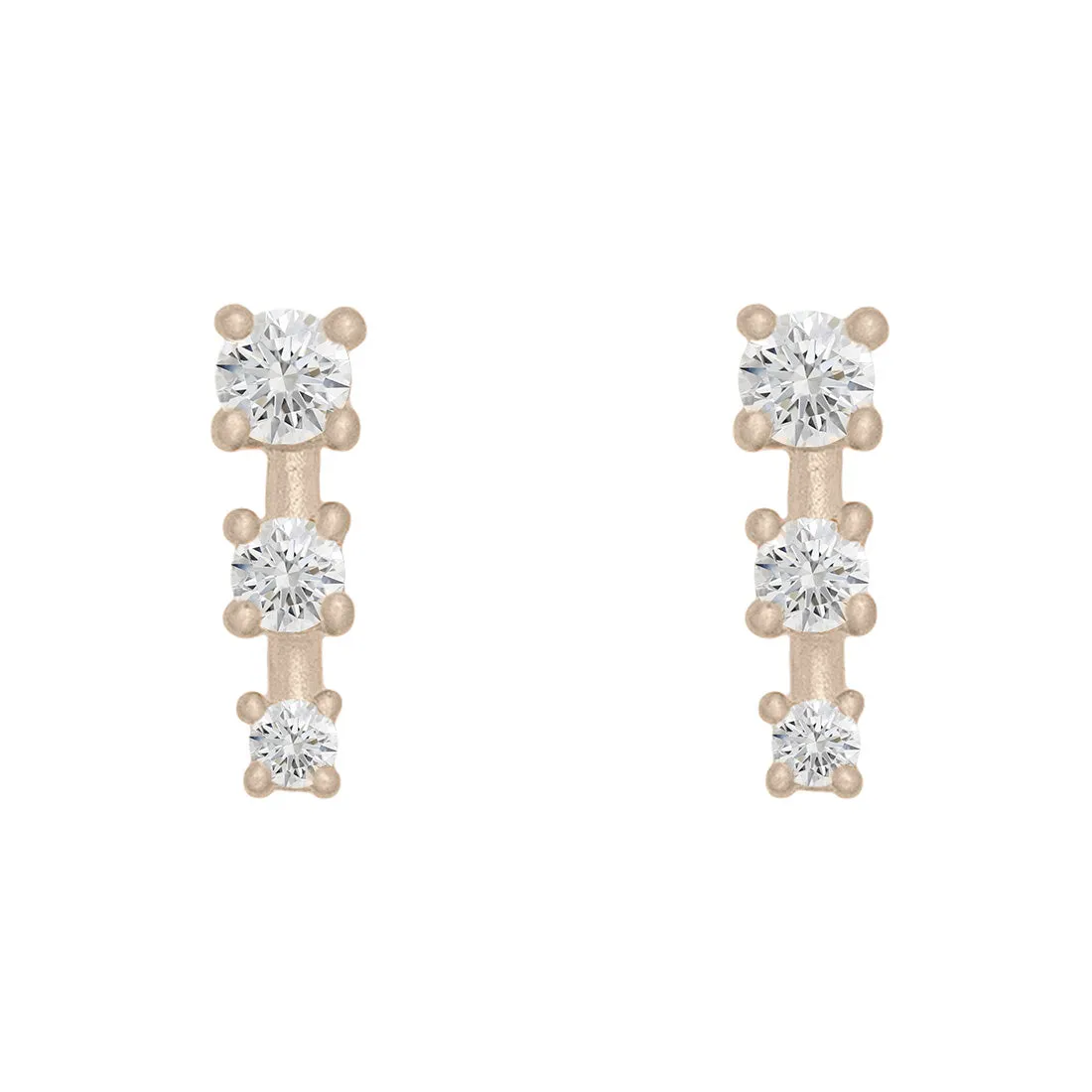 Cora Earrings, Diamond