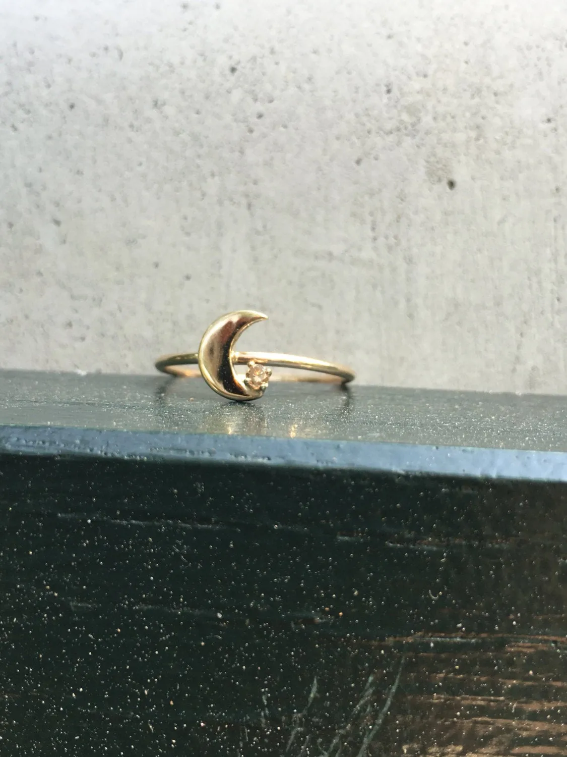 Crescent Moon Ring