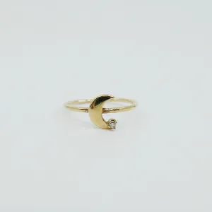 Crescent Moon Ring