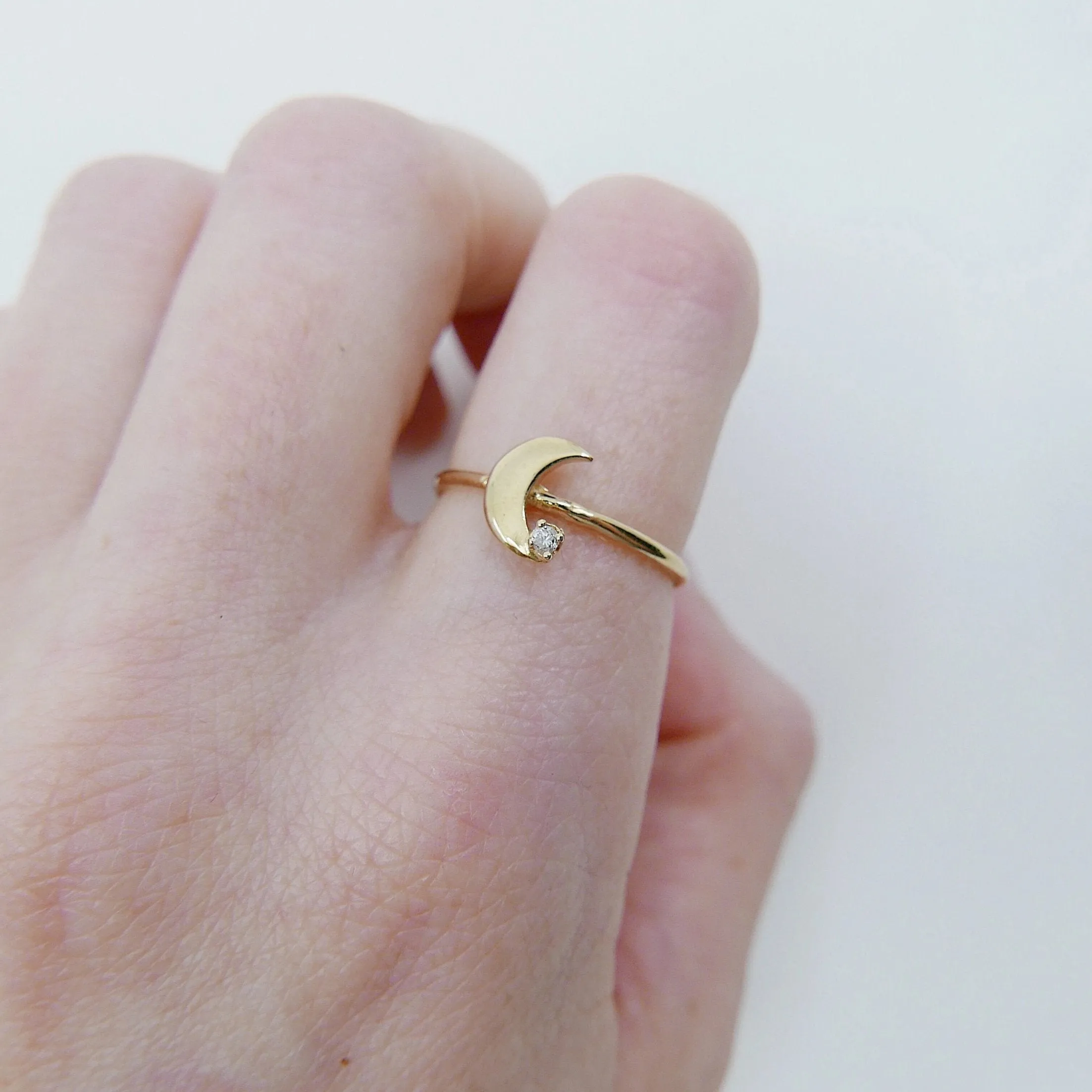 Crescent Moon Ring