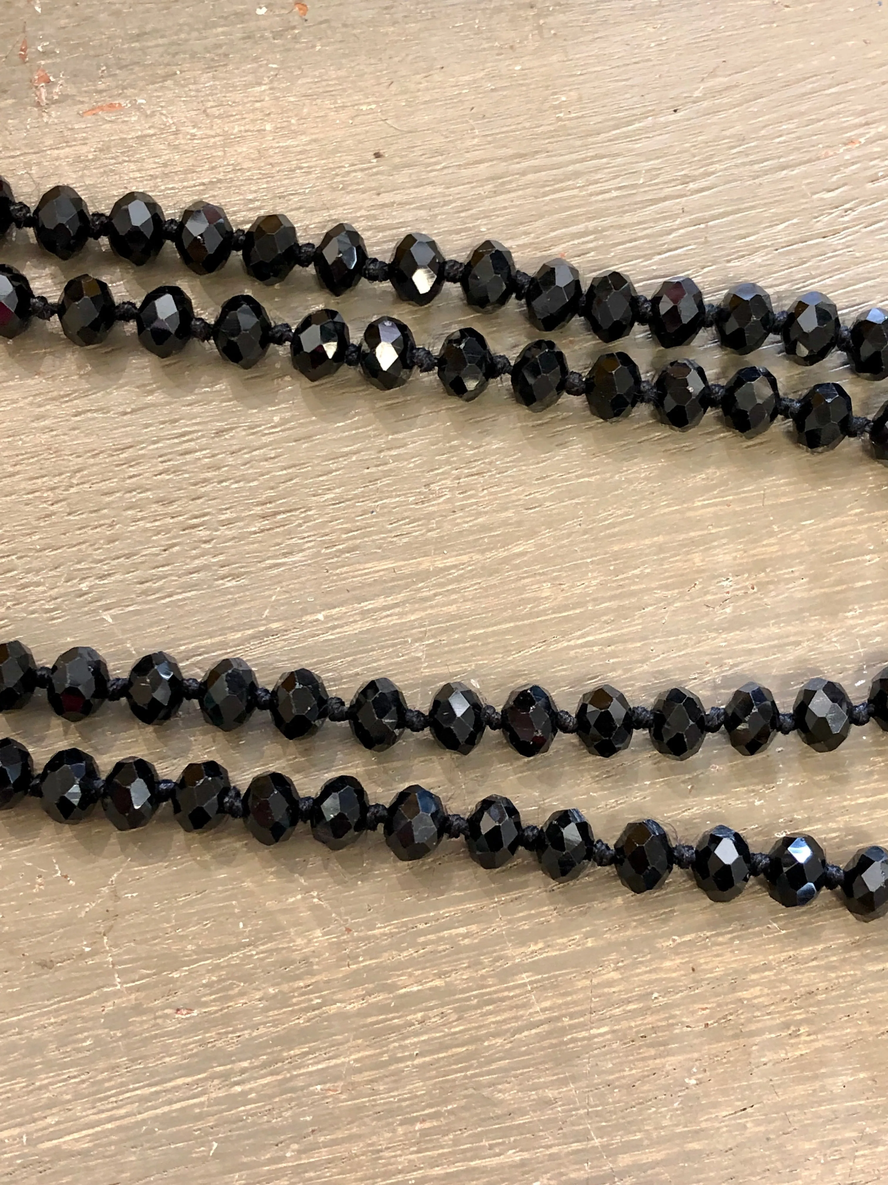 Crystal Beaded 60” Necklace