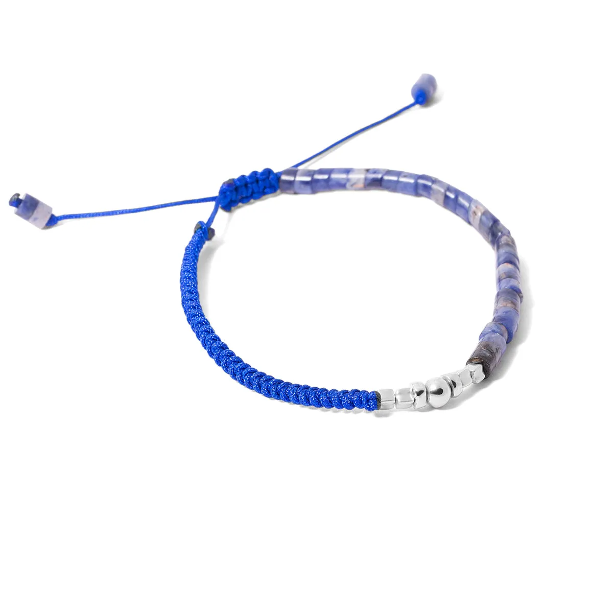 Cubes and Orbs Cord Bracelet