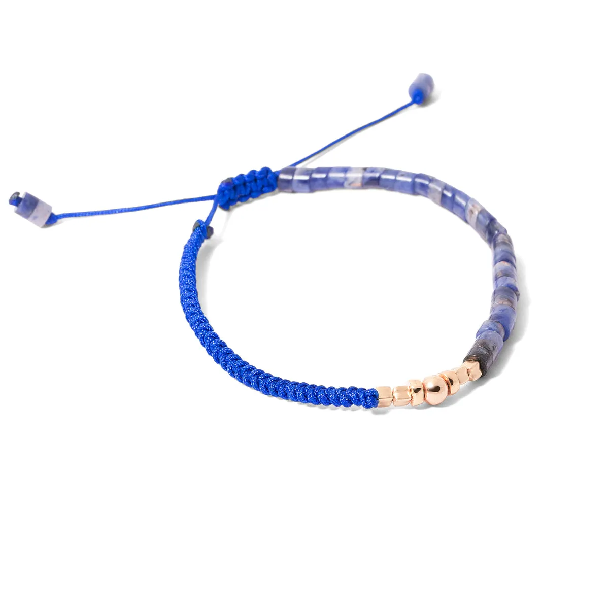 Cubes and Orbs Cord Bracelet
