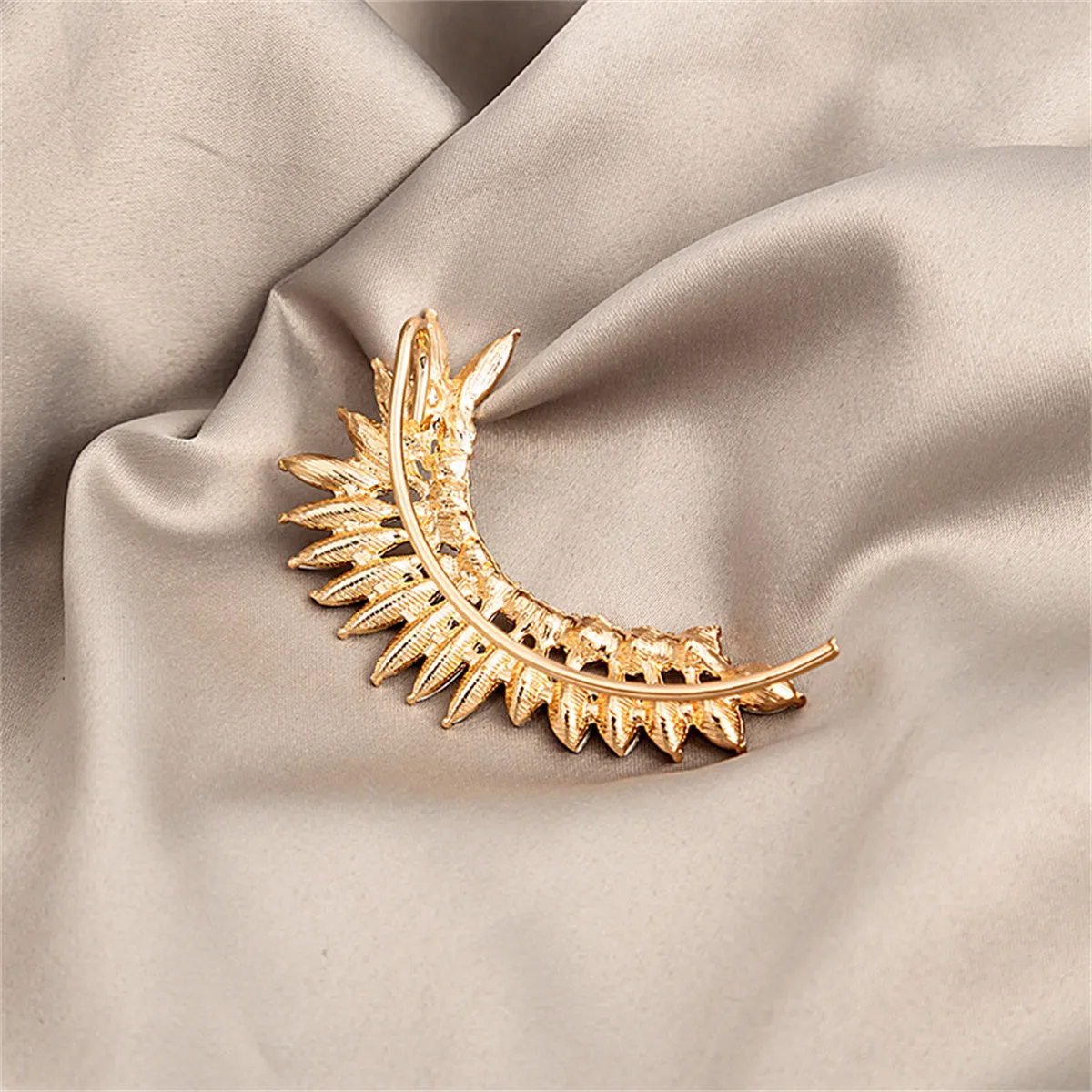 Cubic Zirconia & Crystal Marquise-Cut Ear Climber