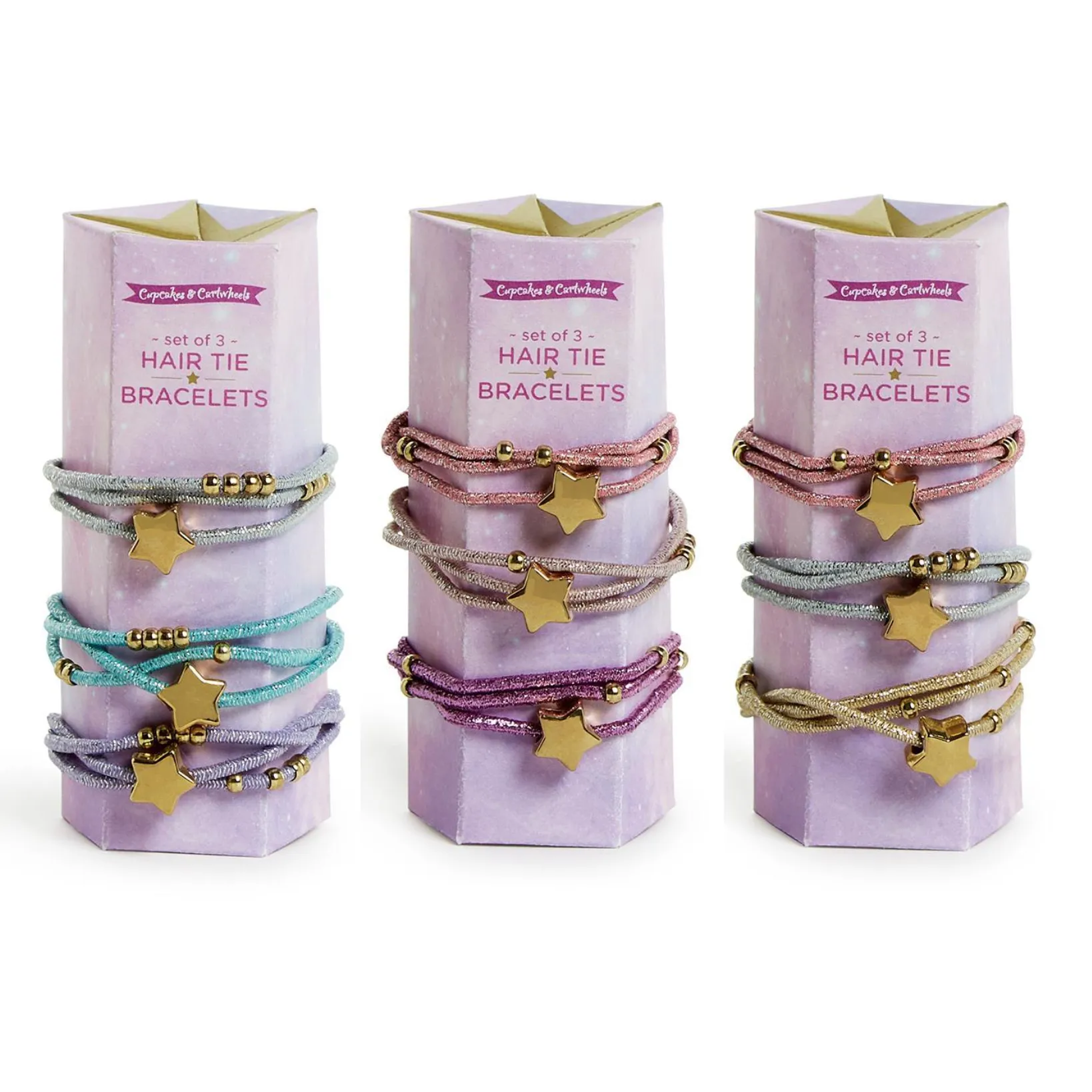 Cupcakes & Cartwheels My Lucky Star Elastic Hair Ties/Bracelets