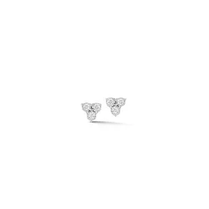 Dana Rebecca Designs Ava Bea Trio Diamond Studs - White Gold