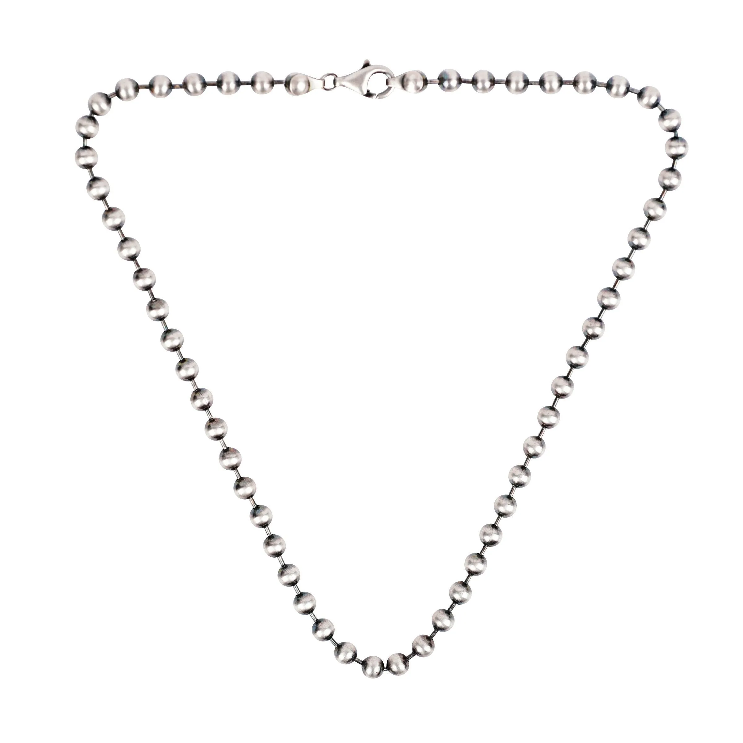 Desert Pearl Round Bead Necklace (All Sizes)