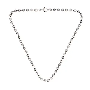 Desert Pearl Round Bead Necklace (All Sizes)
