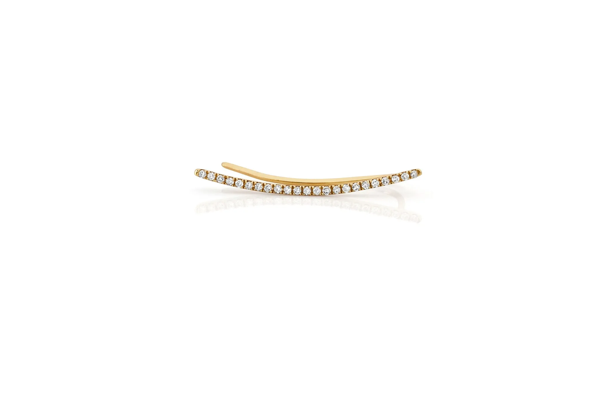 Diamond Curved Bar Ear Climber