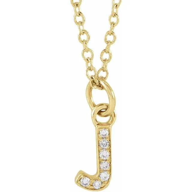 Diamond Letter Necklace