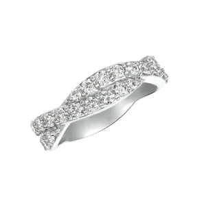 DIAMOND TWISTED RING 14K GOLD (1 CTW)