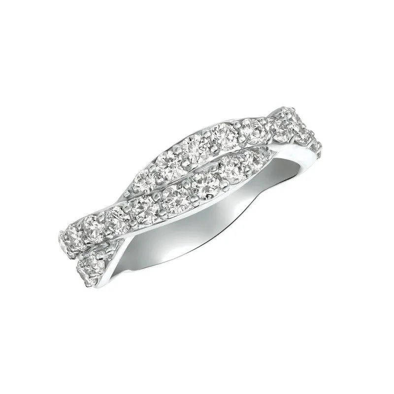 DIAMOND TWISTED RING 14K GOLD (1 CTW)