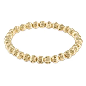 Dignity Gold 6MM Bead Bracelet