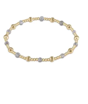 Dignity Sincerity Pattern 4mm Bead Bracelet - Labradorite