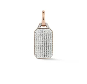 Dora Diamond Rectangular Tablet Charm