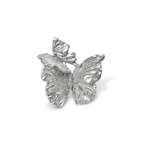Double Butterfly Earring in Sterling Silver