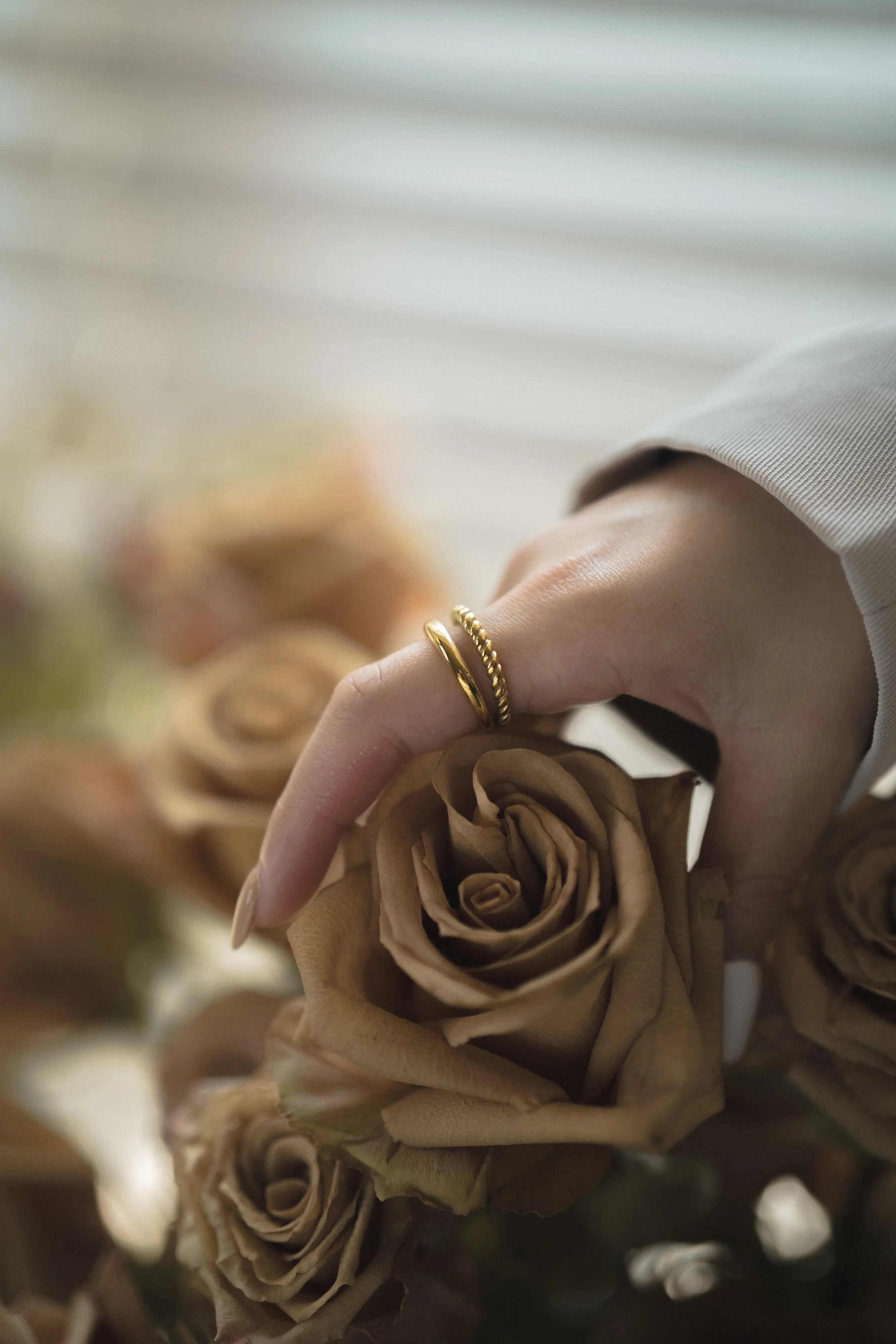 Double Twisted Band Ring