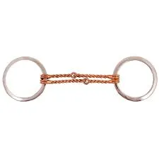 Double Twisted Copper Wire Snaffle