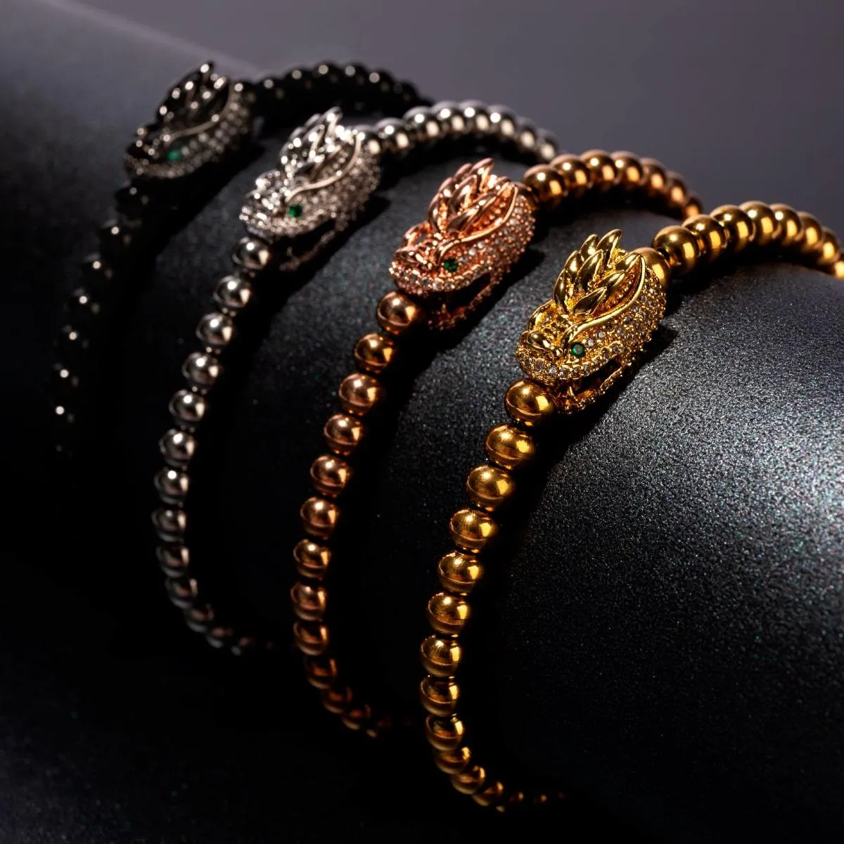 Dracarys | Gold | Crystal Dragon Charm Bracelet