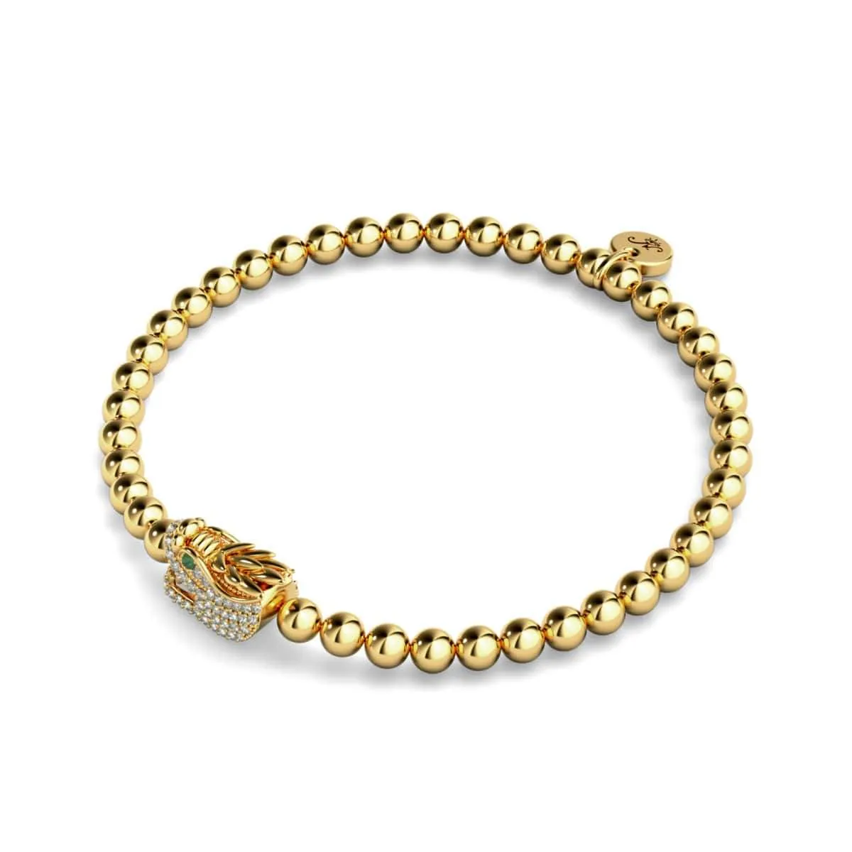 Dracarys | Gold | Crystal Dragon Charm Bracelet