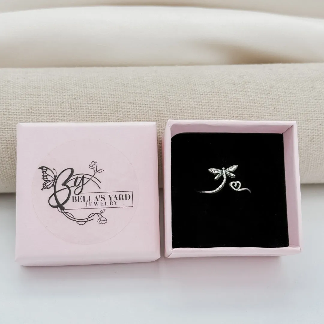 Dragonfly Heart Ring