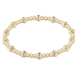 E Newton Dignity Sincerity Pattern 5mm Bead Bracelet