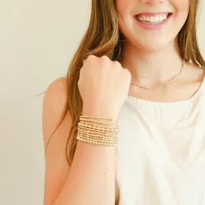 Elastic Bracelet Standard 6.75" (gold)
