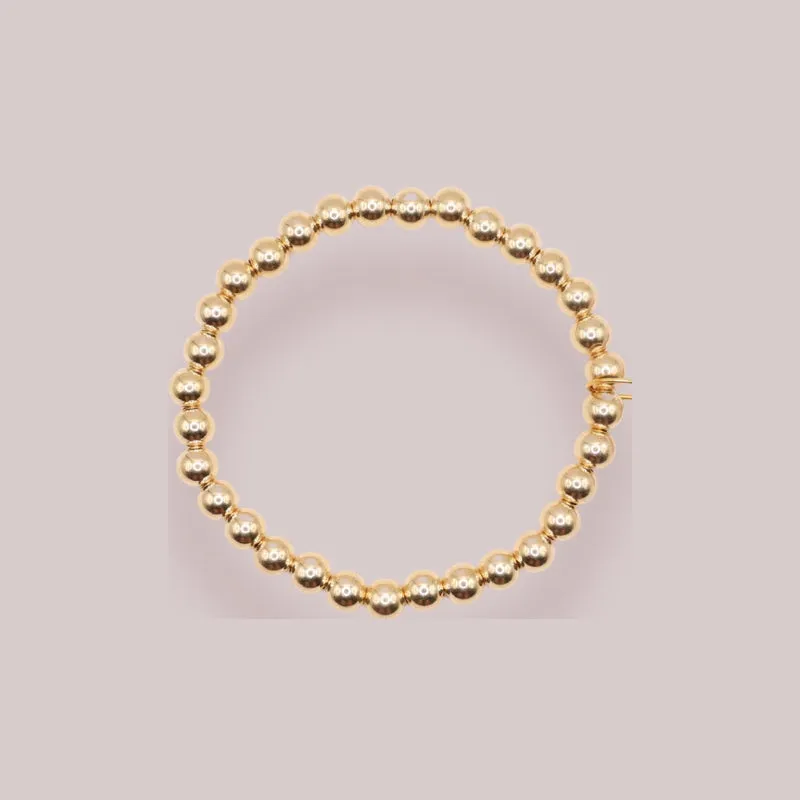 Elastic Bracelet Standard 6.75" (gold)