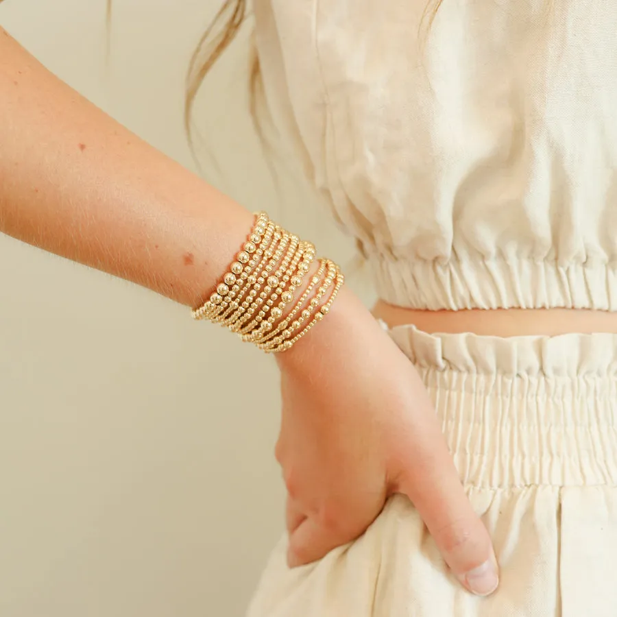 Elastic Bracelet Standard 6.75" (gold)
