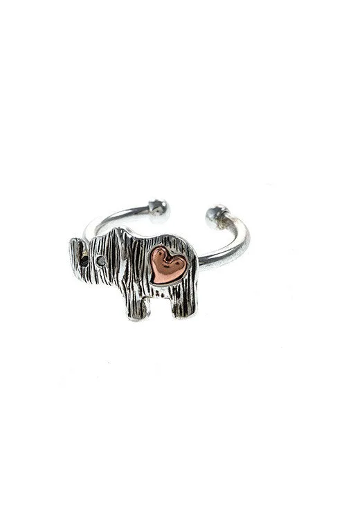 Elephant Heart Ring by Social Saints