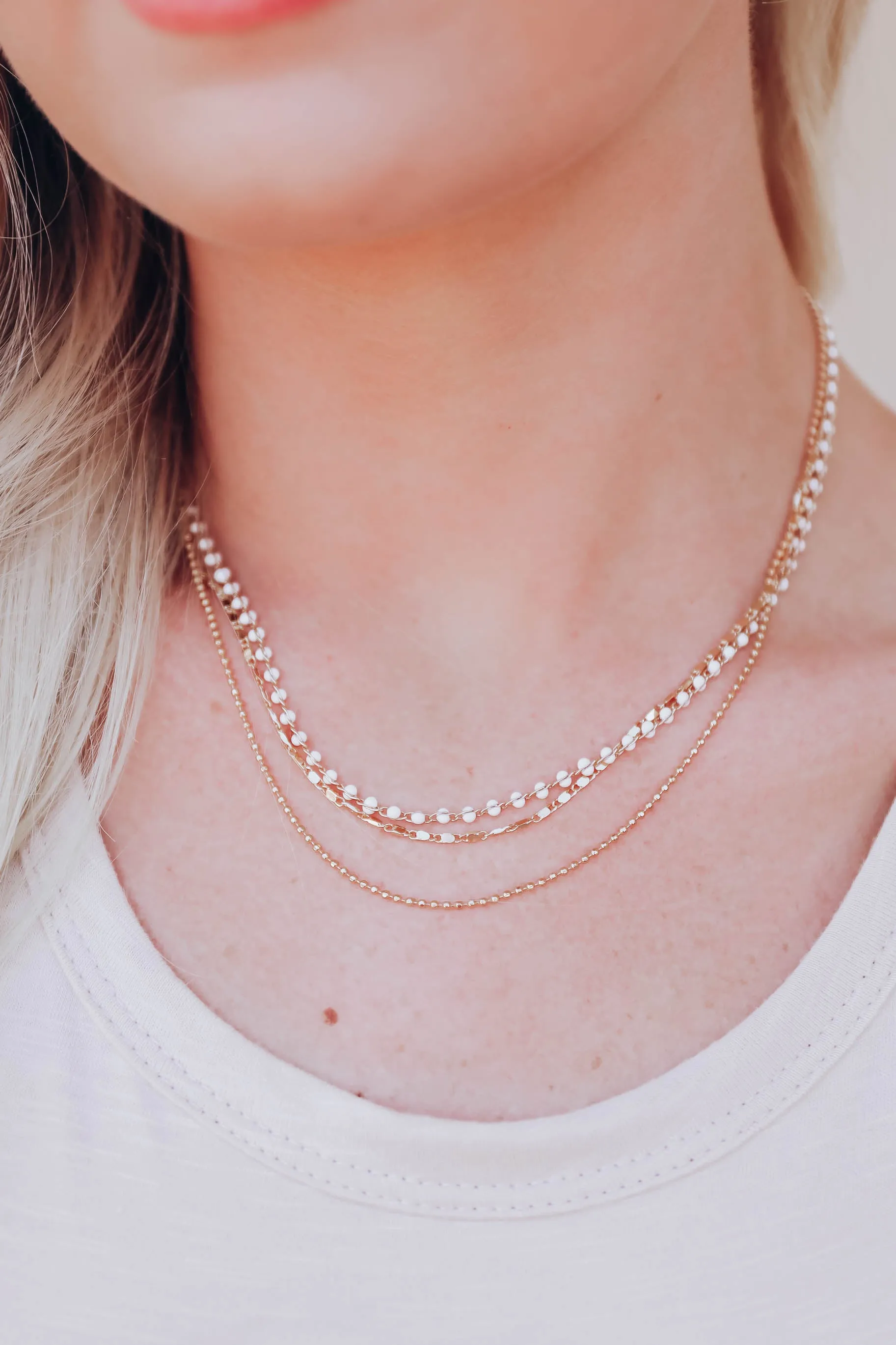 Emberlynn Necklace - White