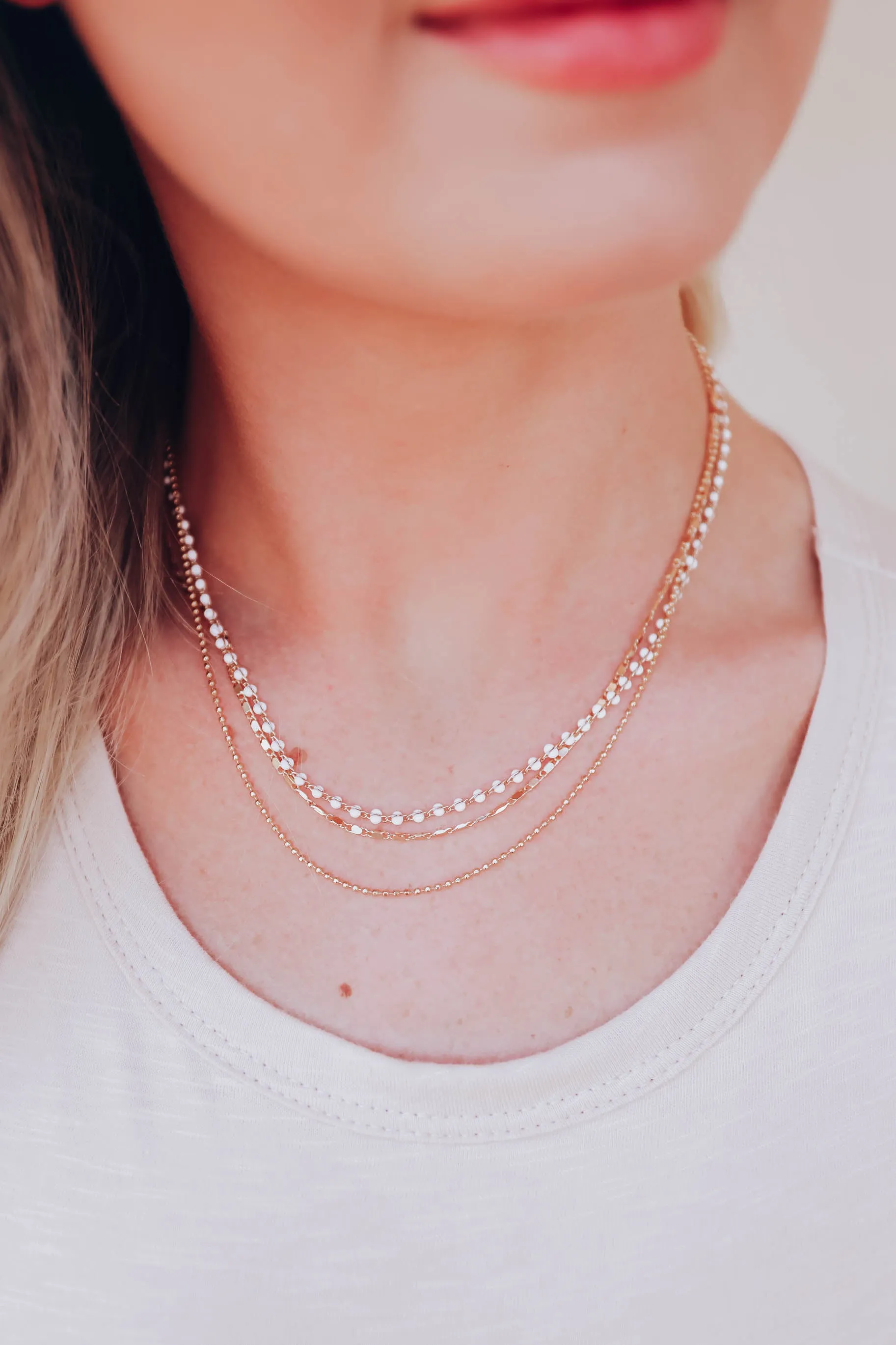 Emberlynn Necklace - White