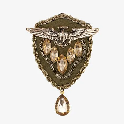 Emblem Brooch
