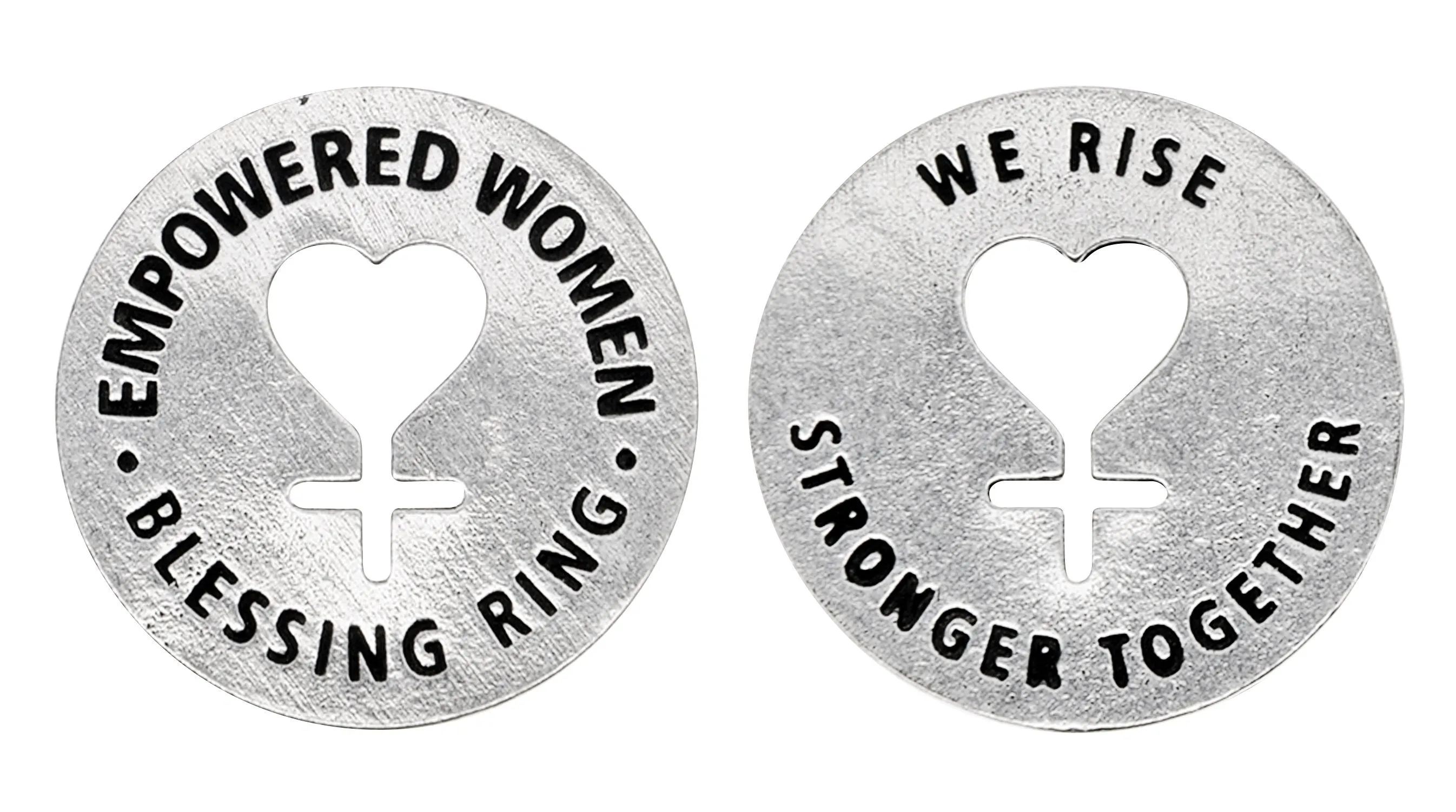 Empowered Women Blessing Ring Charm