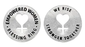 Empowered Women Blessing Ring Charm