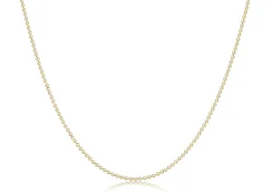 eNewton 15" Choker Classic Beaded Gold Chain