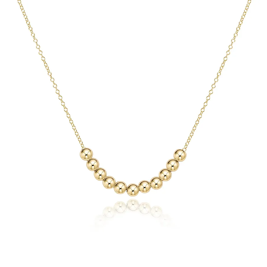 enewton 16" Gold Necklace - Classic Beaded Bliss