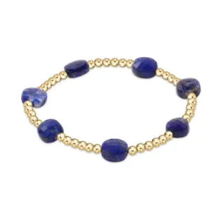 ENewton Admire Gold 3mm Bead Bracelet - Lapis
