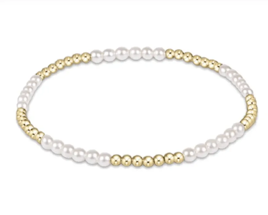 Enewton - Classic Blissful Pattern Bracelet 2.5mm Bead - 3mm Pearl